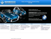 Tablet Screenshot of kundenzufriedenheit.nuernberger.de